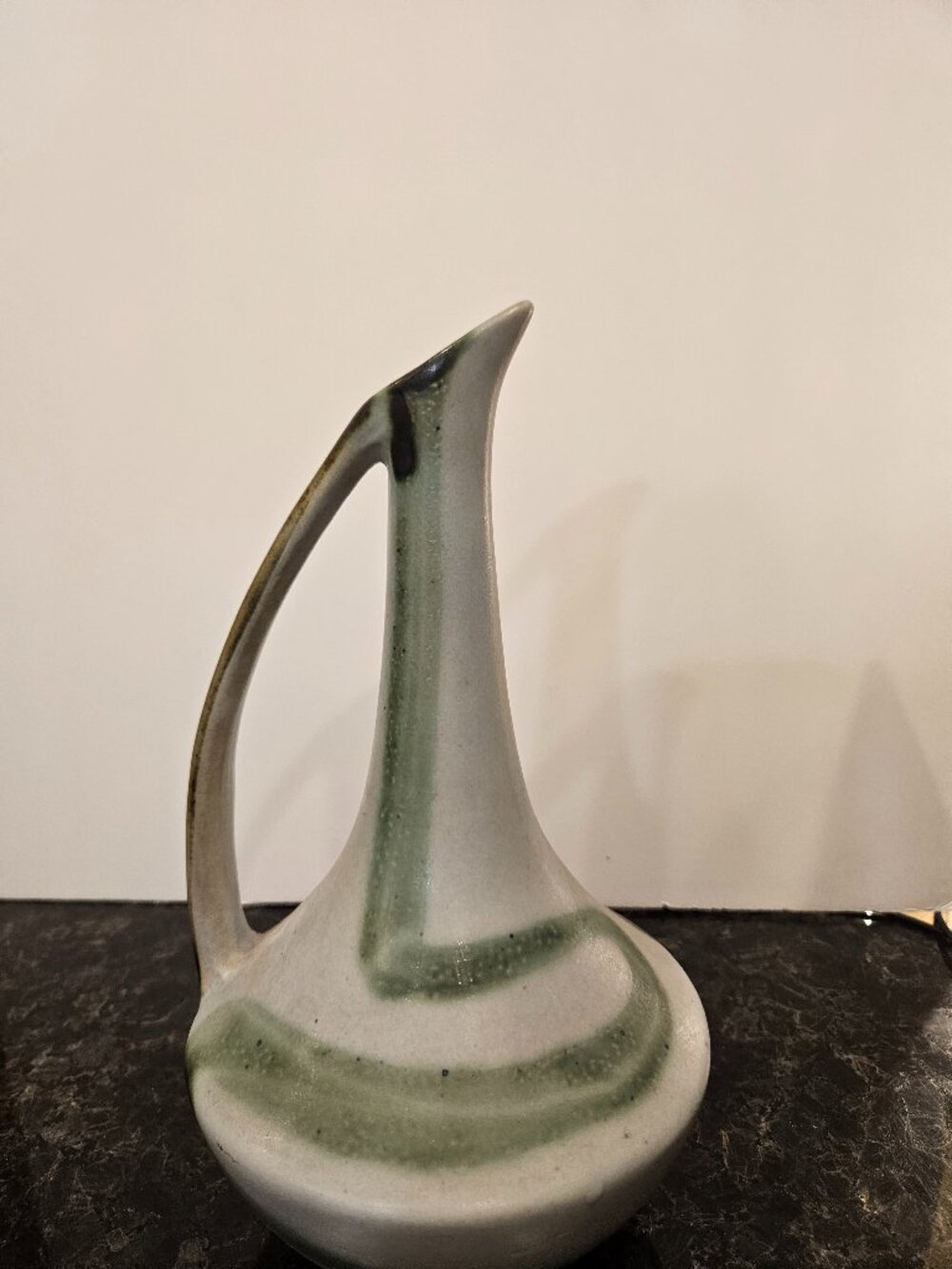Mid-Century Modern ceramic pitcher